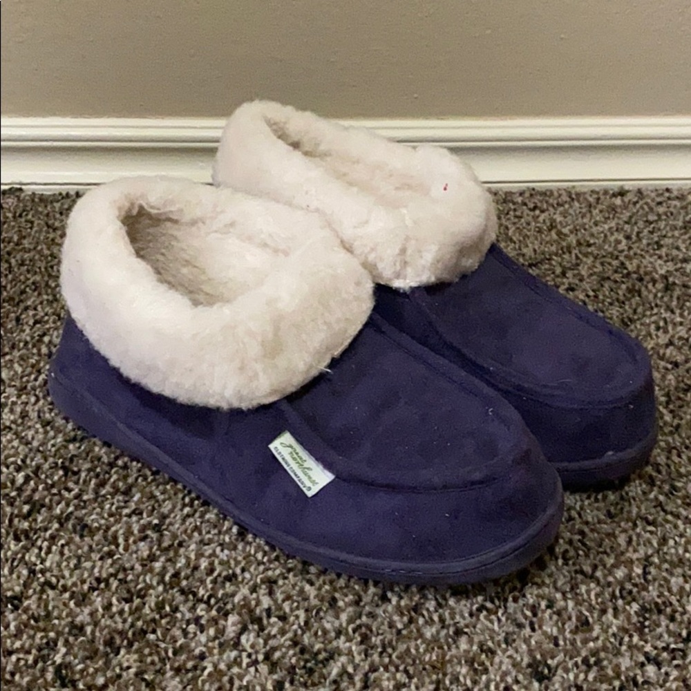 Purple Suede House Shoes!